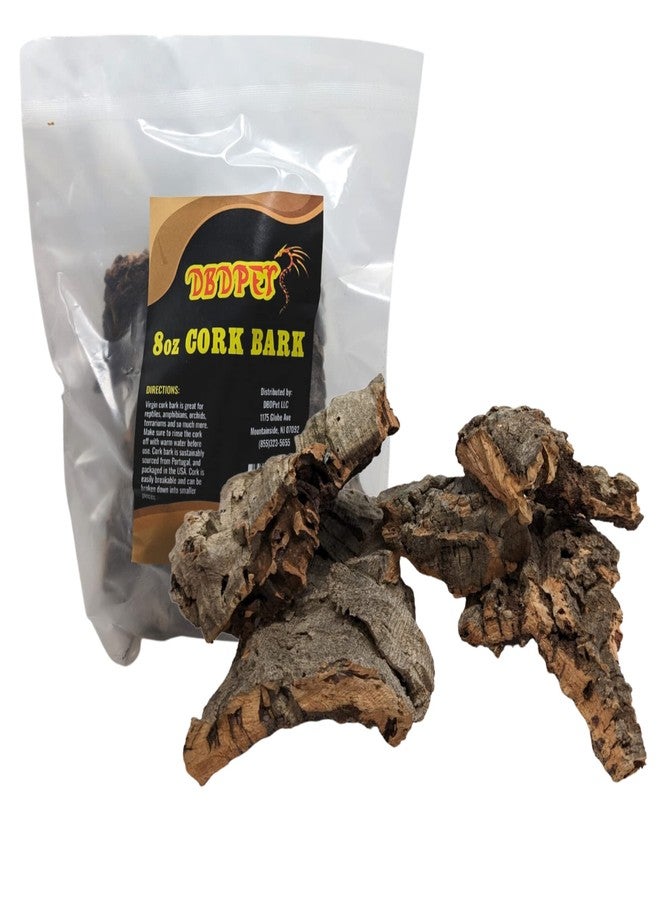 DBDPet Virgin Reptile Cork Bark- Assorted Pieces (Rounds, Half Rounds, and Flats by Weight) for Reptiles, Amphibians, Orchids, Frogs, Terrariums and More! (1lb of Assorted Pieces) - Image 2
